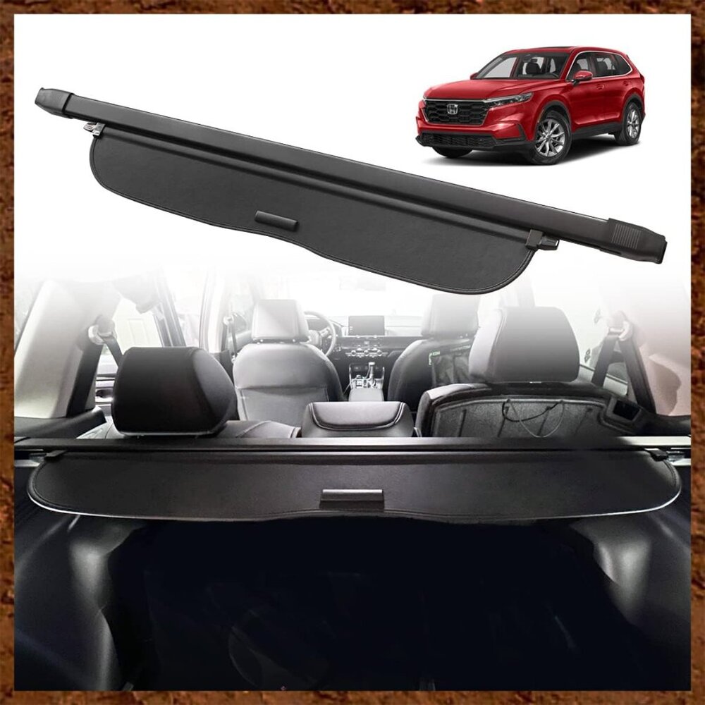CR-V Trunk Cargo Cover Retractable Rear Trunk Security Cover Shield Shade
